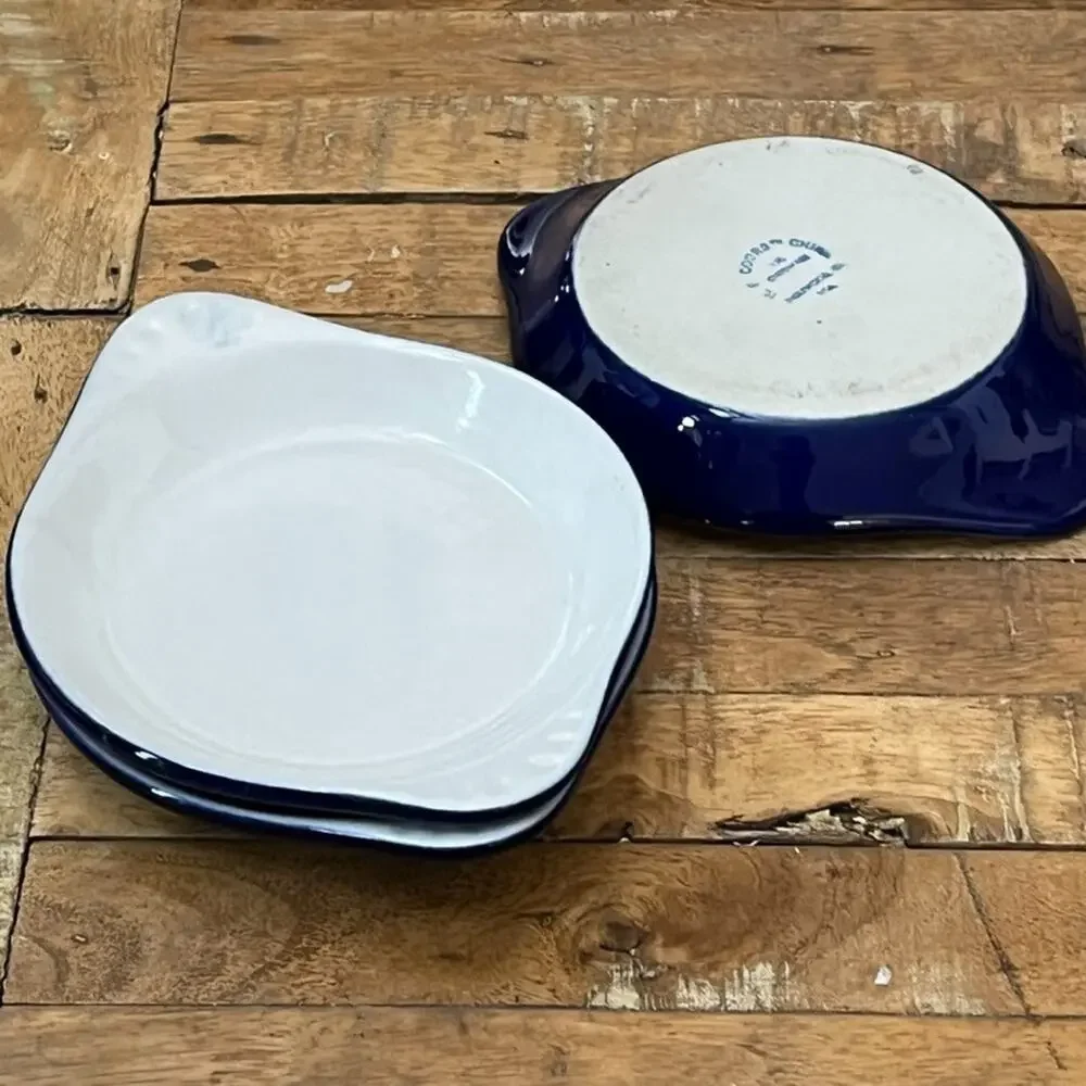 H. F. Coors China Chefsware #70H Baking Dishes Set of 3 7.75